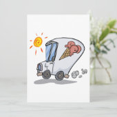 アイスクリームトラックの招待状 招待状 (スタンド正面)