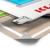 アイスクリームトラックイン通り ポスター (角)