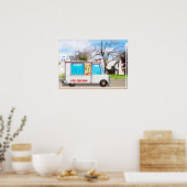 アイスクリームトラックイン通り ポスター (キッチン)