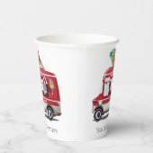 アイスクリームトラックカスタム文字 紙コップ (右)