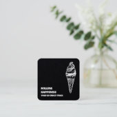 アイスクリームトラックカスタムQR スクエア名刺 (スタンド正面)