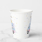 アイスクリームトラックスクープのおもしろい子供の誕生日 紙コップ (右)