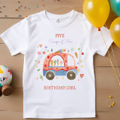 アイスクリームトラックスクープのおもしろい子供の誕生日 Tシャツ