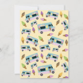 アイスクリームトラックデザイン誕生日パーティー 招待状 (裏面)