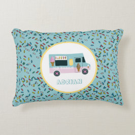 アイスクリームトラックデザイン アクセントクッション