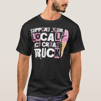 アイスクリームトラックドライバー Tシャツ