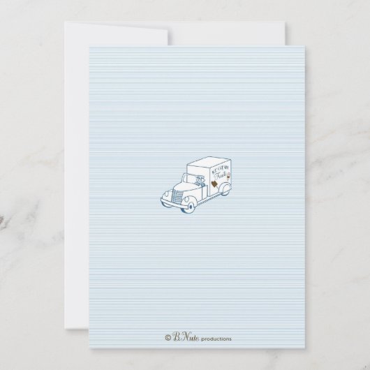 アイスクリームトラックパーティの招待状 招待状 (裏面)