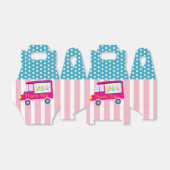 アイスクリームトラックパーティー フェイバーボックス (折り畳みなし)