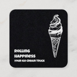 アイスクリームトラックプレミアム スクエア名刺