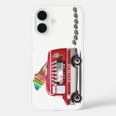 アイスクリームトラック名前をカスタムする電話ケース Case-Mate iPhoneケース (裏面)