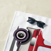 アイスクリームトラック名前をカスタムする&フォトビーチタオル ビーチタオル (インサイチュ)