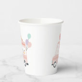 アイスクリームトラック1st誕生日パーティーピンクスイートワン 紙コップ (左)