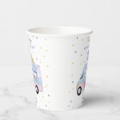 アイスクリームトラック2スクープの2番目の誕生日 紙コップ (左)