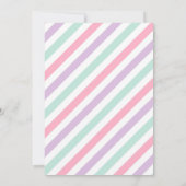 アイスクリームトラック3スクープのおもしろい3日の誕生日 招待状 (裏面)