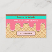 アイスクリームトラック 名刺 (正面)