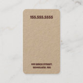 アイスクリームトラック 名刺 (裏面)