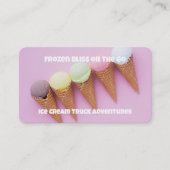 アイスクリームトラック 名刺 (正面)