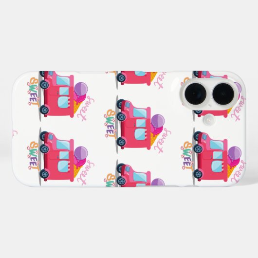 アイスクリームトラック Case-Mate iPhoneケース (裏面 (横))