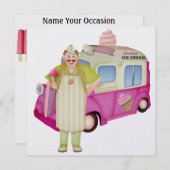 アイスクリームトラック – SRF 招待状 (正面/裏面)