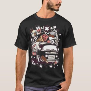 アイスクリームトラックTシャツ  Tシャツ