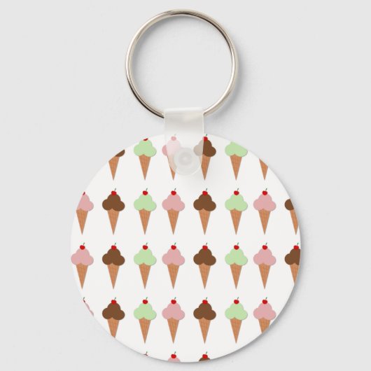 アイスクリームトリオ キーホルダー (正面)