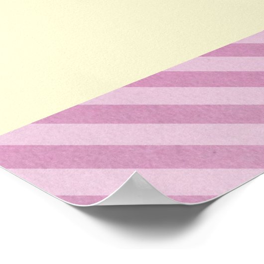 アイスクリームトリートキッパーソナライズされたチン ポスター (角)