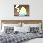 アイスクリームトリート キャンバスプリント (インサイチュ (寝室))