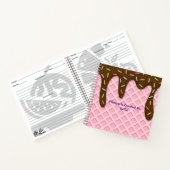 アイスクリームドリップコーンスパイラルレシピ手帳 ノートブック (内部)