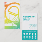 アイスクリームドリップズロイヤリティカード ロイヤリティカード (正面/裏面)