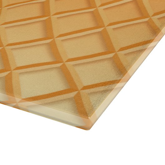 アイスクリームドリップワッフルコーンピンクと散水付き カッティングボード (角)