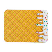 アイスクリームドリップワッフルコーン マグネット (横)