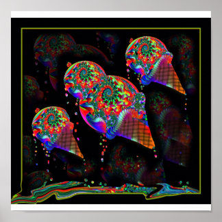 アイスクリームドリップ ポスター