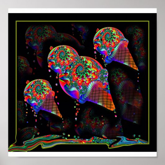 アイスクリームドリップ ポスター (正面)