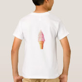 「アイスクリームドリーム」の少年Tシャツ。 Tシャツ (裏面)