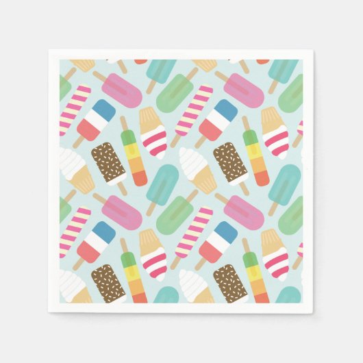 アイスクリームナプキンス スタンダードカクテルナプキン (正面)
