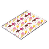 アイスクリームノート ノートブック (左側)