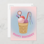アイスクリームハッピーバースデー2 シーズンポストカード (正面/裏面)