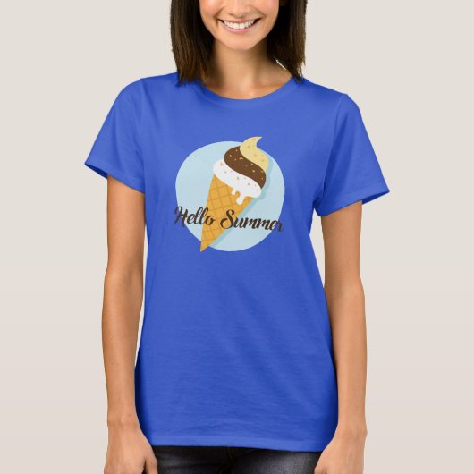アイスクリームハローシャツ&ジャケット Tシャツ (正面)