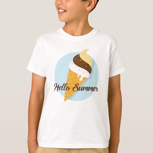アイスクリームハローシャツ&ジャケット Tシャツ (正面)