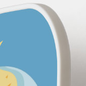 アイスクリームハロー名前をカスタムする&カラー ピックルボールラケット (左詳細)