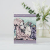 アイスクリームバブルゴスタトオスガールパステル ポストカード (スタンド正面)