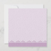 アイスクリームバルーン女の子4th誕生日パーティー 招待状 (裏面)