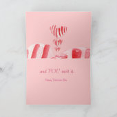 アイスクリームバレンタインハートカード シーズンカード (内部)