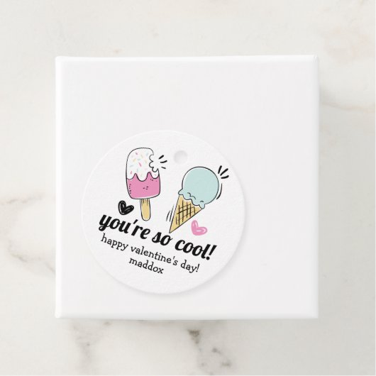 アイスクリームバレンタイン フェイバータグ (インサイチュ)