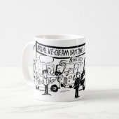 アイスクリームバンチャンピオンシップスの漫画 コーヒーマグカップ (正面左)