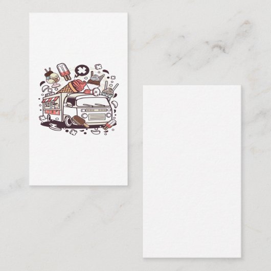 アイスクリームバン 名刺 (正面/裏面)