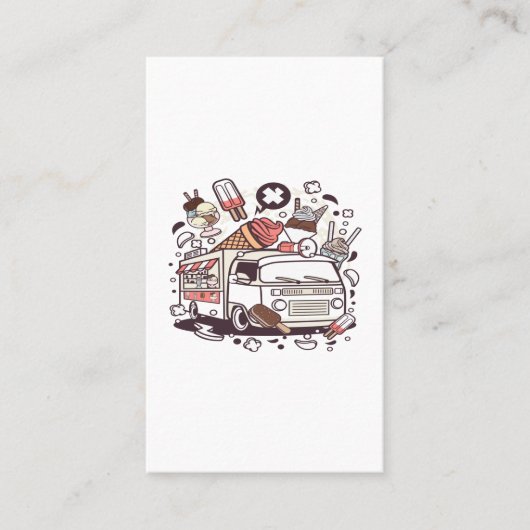 アイスクリームバン 名刺 (正面)