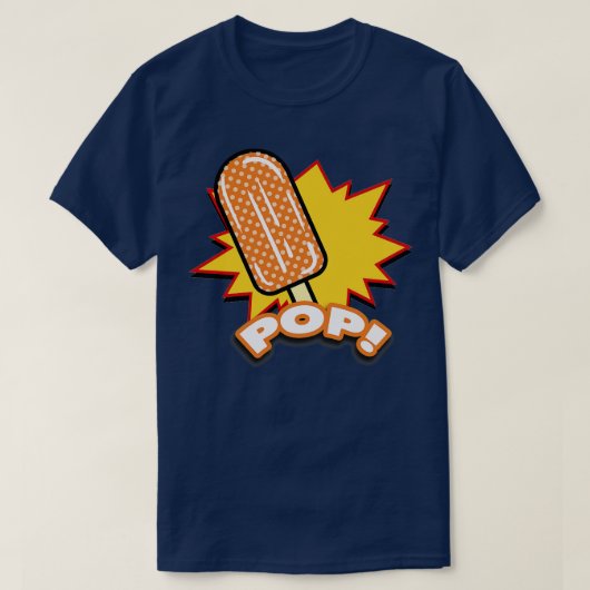 アイスクリームバーアート Tシャツ (デザイン正面)
