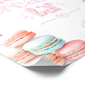 アイスクリームバースイートパステル誕生日 ポスター (角)