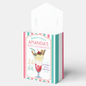 アイスクリームバースデーパパーソナライズされたーティ フェイバーボックス (オープン)